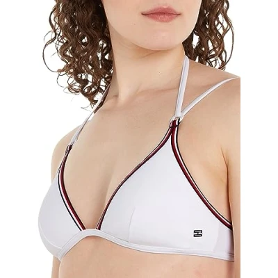 Abbildung von Tommy Hilfiger Damen Bandeau Bikinioberteil Ungepolstert, Weiß (Th Optic White), M
