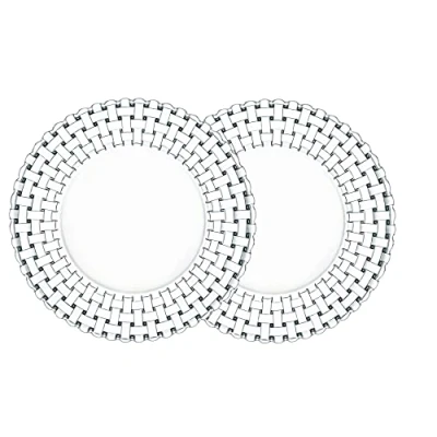 Abbildung von Nachtmann Desserteller, 2 Stück, Kristallglas, Größe: 23 cm, Bossa Nova, 0098035 0, Klar