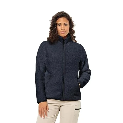 Abbildung von Jack Wolfskin HIGH CURL Jacket Fleecejacke, Damen, Größe: XL, Night blue