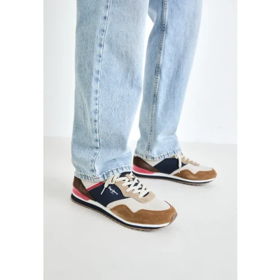 Abbildung von Pepe Jeans London LIFE Sneaker low, Herren, Größe: 42, Tobacco brown Schuhe