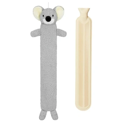 Abbildung von CityComfort Wärmflasche 1L mit Bezug Tier Super Weichem Plüschbezug Hot Water Bottle (Koala Lang)