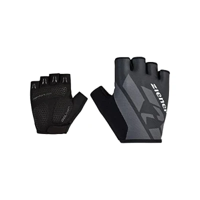 Abbildung von Ziener Herren CRISANDER Fahrrad/Mountainbike/Radsport Handschuhe Kurzfinger atmungsaktiv,dämpfend, Black, 7,5