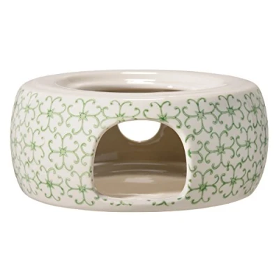 Abbildung von Bloomingville Stövchen Emma Retro Teewärmer Vintage Kannenwärmer ø 14,5 cm, grün, Keramik