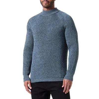 Abbildung von BOSS Kearth Strickpullover, Herren, Größe: Medium, Open blue