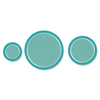 Abbildung von Sizzix Framelits Stanzschablonen Set, 6er Pack Kreisrahmen, 665660