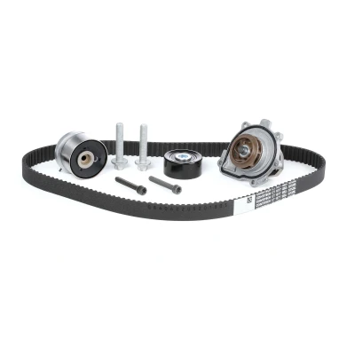 Abbildung von CONTITECH CT1077WP1 Wasserpumpe + Zahnriemensatz 146 OPEL: Zafira B, Insignia A Sports Tourer, Astra H Hatchback, ALFA ROMEO: 159 Sportwagon