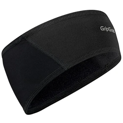 Abbildung von GripGrab Fahrrad Stirnband Unter Helm mit Winddichter Stirn Thermo Radsport Running Headband Atmungsaktiv Dünn Leicht