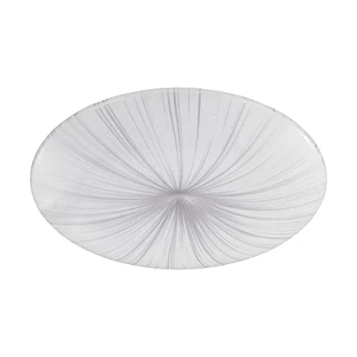 Abbildung von Eglo 99699 Deckenleuchte NIEVES weiss, silber H:6 Ø:31cm 3000K