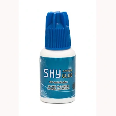 Abbildung von KY Wimpernkleber für Wimpernverlängerung Ultrastarker Halt S von Sky Schwarz 5 ml