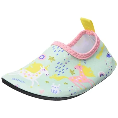 Abbildung von Playshoes Unisex Kinder Barfuß schuhe Wassersportschuh, Einhorn, 28/29 EU