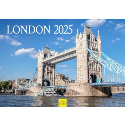 Abbildung von Edition Seidel Premium Kalender London 2025 Format DIN A3 Wandkalender England Big Ben Westminster Tower Bridge Themse Metropole Skyline