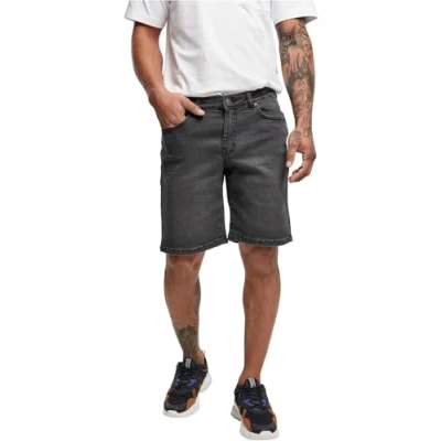 Abbildung von Urban Classics Relaxed FIT Jeans Shorts Shorts, Herren, Größe: 32, Real black washed