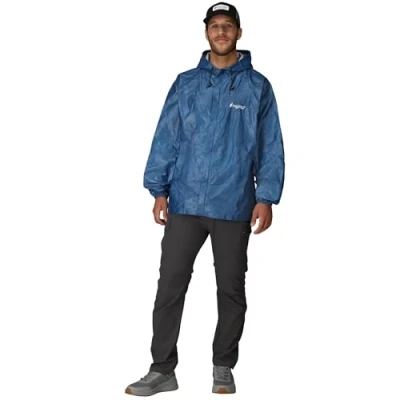 Abbildung von FROGG TOGGS Herren Waterproof Breathable Rain Jacket Ultra Lite2 wasserdichte, atmungsaktive Jacke, blau, L