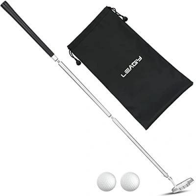 Abbildung von LEAGY Beste Tragbare Weiß Zink Legierung Golf Rechte Hand Keil &amp; 2 Ball 1 Bag (rechts)