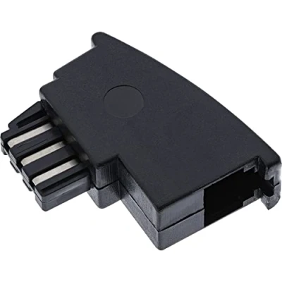 Abbildung von InLine 69948B TAE F Adapter, Stecker auf RJ11 Buchse, für Siemens, Telekom und Hagenuk usw.