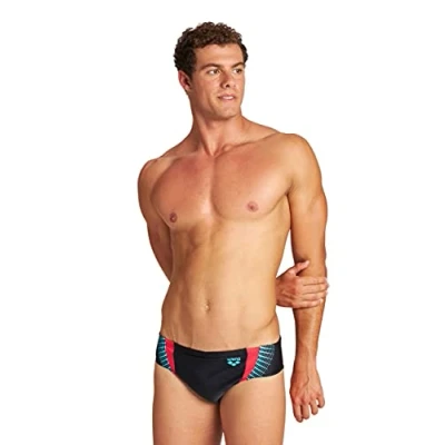 Abbildung von ARENA Herren Threefold Brief Swim Trunks, black anguria, 9 EU
