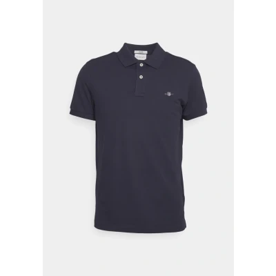 Abbildung von GANT SLIM Shield Poloshirt, Herren, Größe: Small, Dark blue