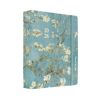 Abbildung von Kokonote Terminplaner 2025 2026 Planer Kalender Buchkalender Van Gogh Schülerkalender 2025/2026 Wochenplaner Schulplaner Ringbuch Aesthetic School Stuff