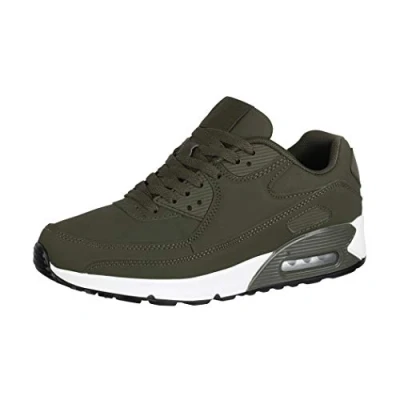 Abbildung von Elara Damen Herren Sneaker Sport Laufschuhe Turnschuhe Chunkyrayan Y9801 Green 40