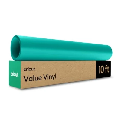 Abbildung von Cricut Value Vinyl Matt, Türkis 30,5 cm x 304,8