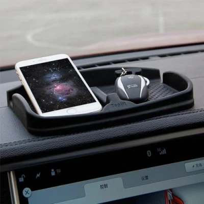 Abbildung von Topfit Auto Armaturenbrett Anti Rutsch Pad rutschfeste Handy Universal Smartphone Dashboard Silikon Gummi Gel Mat Telefonhalterung