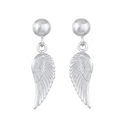 Abbildung von Elli WING Basic Ohrringe, Damen, Größe: One Size, Silber