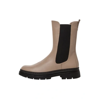 Abbildung von Tamaris Plateaustiefel, Damen, Größe: 40, Taupe/black Schuhe