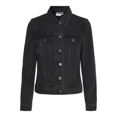 Abbildung von Vero Moda Vmzorica Jeansjacke, Damen, Größe: Medium, Black