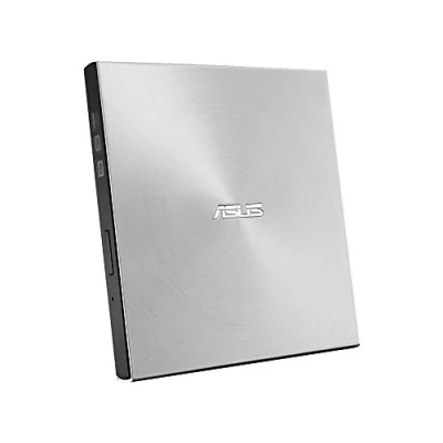 Abbildung von Asus ZenDrive U7M externer DVD Brenner (für Apple MacBook &amp; Windows PCs/Notebooks, inkl. 2x M Disk Rohlingen, Brennsoftware Nero Backup App, Disc Support, USB 2.0) silber