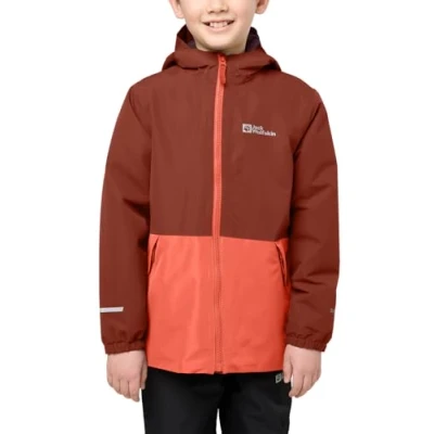 Abbildung von Jack Wolfskin DAYS Snowboardjacke für Kinder, Größe: 104, Intense rust
