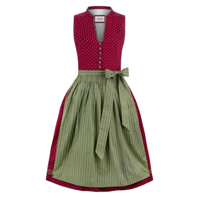 Abbildung von Stockerpoint Dirndl, Damen, Größe: 34, Bordeaux