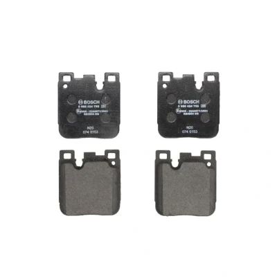 Abbildung von BOSCH 0 986 424 755 Bremsbelagsatz Low Metallic BMW: 3 Saloon, 4 Coupe, 2 Coupe