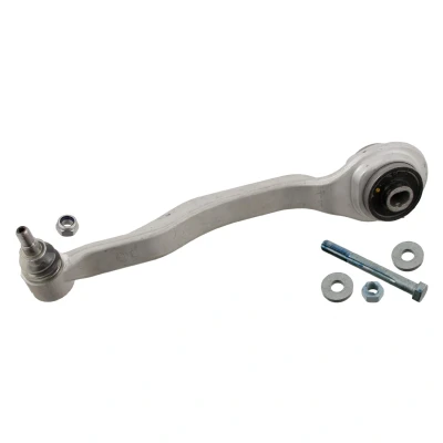 Abbildung von febi BILSTEIN 33352 Querlenker Plus mit Anbaumaterial Trag /Führungsgelenk, Lager Vorderachse links, unten, vorne Aluminium