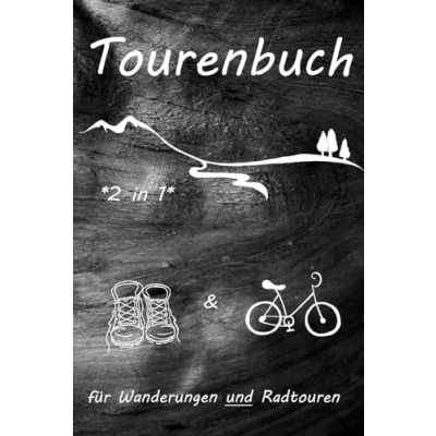 Abbildung von Tourenbuch *2 in 1* für Wanderungen und Radtouren
