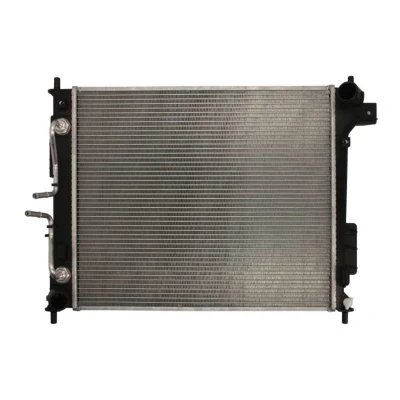 Abbildung von NRF 550178 Kühler, Motorkühlung Aluminium 480 411 26 Kühlrippen gelötet KIA: SOUL 2