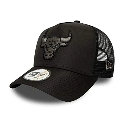 Abbildung von New Era Chicago Bulls Cap NBA Trucker Kappe Basecap Basketball schwarz One Size