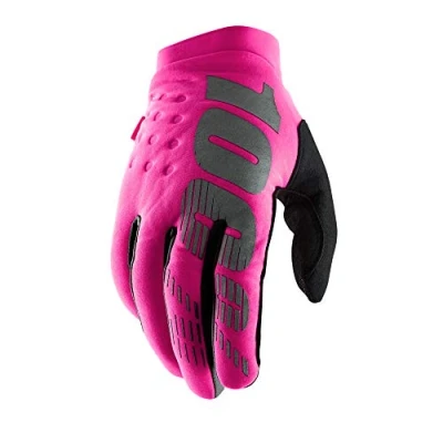 Abbildung von 100% Erwachsene Brisker Handschuhe, Neon Rosa Schwarz, L