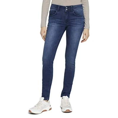 Abbildung von TOM Tailor Alexa Jeans Skinny Fit, Damen, Größe: 34x30, Dark stone wash denim