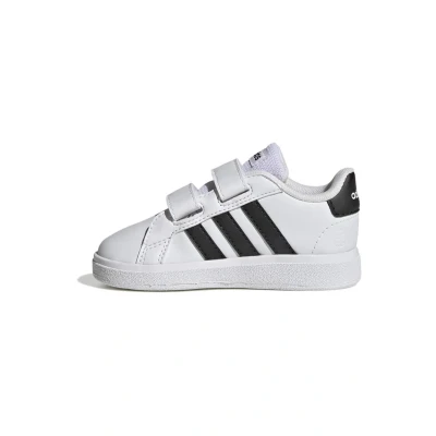 Abbildung von adidas Grand Court Lifestyle Hook and Loop Shoes Tennisschuhe, Cloud White/Core Black/Core Black, 23 EU