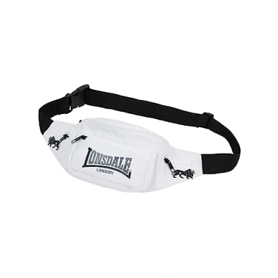 Abbildung von Lonsdale Gürteltasche, Größe: One Size, White black ash