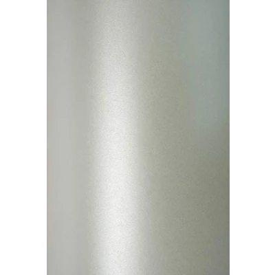 Abbildung von Netuno 10x Bastel Karton Perlmutt Silber DIN A4 210x 297 mm 230g Sirio Pearl Platinum Feinkarton mit Perlglanz schimmernd für Einladungs Karten Hochzeits Basteln Dekorieren