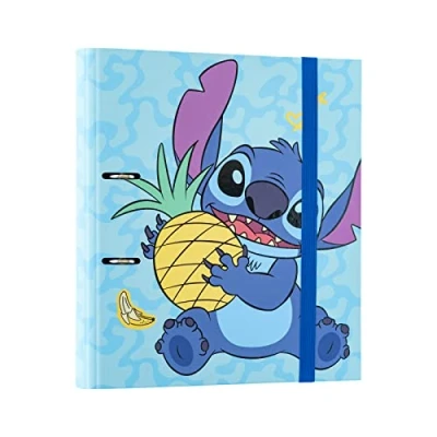 Abbildung von Grupo Erik Ringordner A4 Premium Disney Stitch Tropical Ordner Schmal Aktenordner 2 Ringe Ringbuch DIN Schule Zubehör oder Büro Motiv