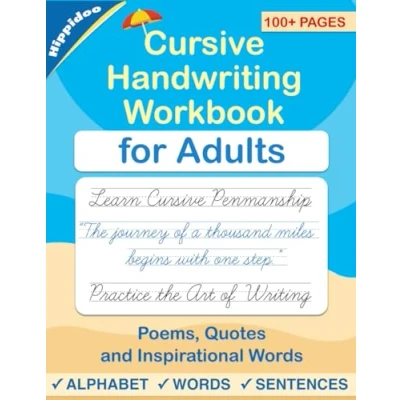 Abbildung von Cursive handwriting workbook for Adults: Learn to write in Cursive, Improve your Writing skills &amp; practice Penmanship adults (Master Print and Adults, Band 2)