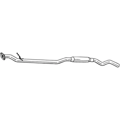 Abbildung von BOSAL 287 217 Mittelschalldämpfer NISSAN: Qashqai / Qashqai+2 I