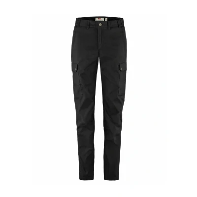 Abbildung von Fjällräven Stina Trousers Stoffhose schwarz, Damen, Größe: 40, Schwarz
