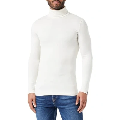 Abbildung von TRIGEMA Rollkragen Shirt für Herren Langarm Figurbetonter Schnitt (Slim Fit) Unisex 602010, XL