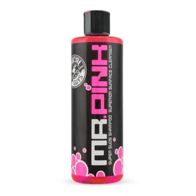 Abbildung von CHEMICAL GUYS® Mr. Pink Autoshampoo Effektiver Auto Reiniger, Shampoo, schonend zu Versiegelungen, Entfernung hartnäckiger Verschmutzungen, Hochwertige Autopflege für alle Lackarten 473ml