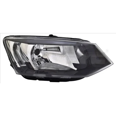 Abbildung von TYC 20 15028 05 2 Scheinwerfer links H4, P21W mit Tagfahrlicht für Rechtsverkehr Elektromotor SKODA: Fabia III Estate