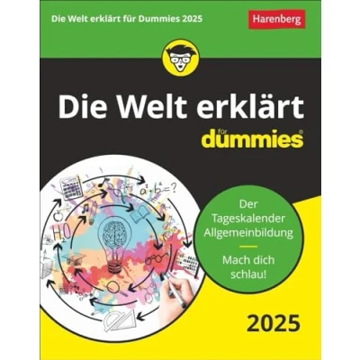 Abbildung von Die Welt erklärt für Dummies Tagesabreißkalender 2025: Der 2025 mit spannendem Allgemeinwissen. Tischkalender zur erfolgreichen ... Sprache (Wissenskalender Harenberg)