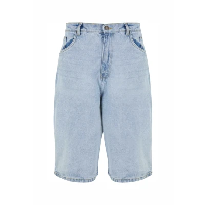 Abbildung von Urban Classics Heavy Jeans Shorts, Herren, Größe: 28, New light blue washed